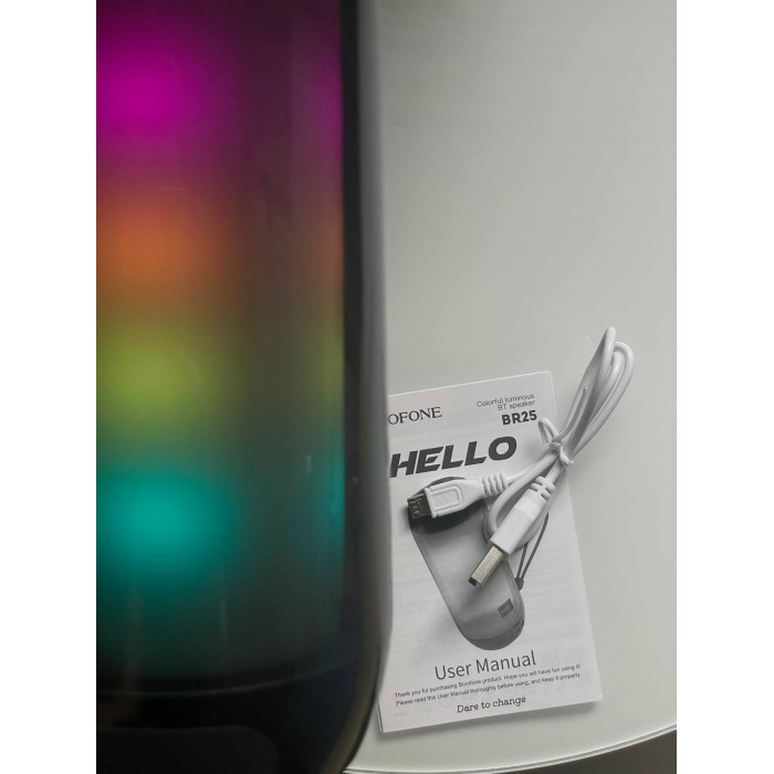 Беспроводная колонка Borofone Light BR25 (Черный)