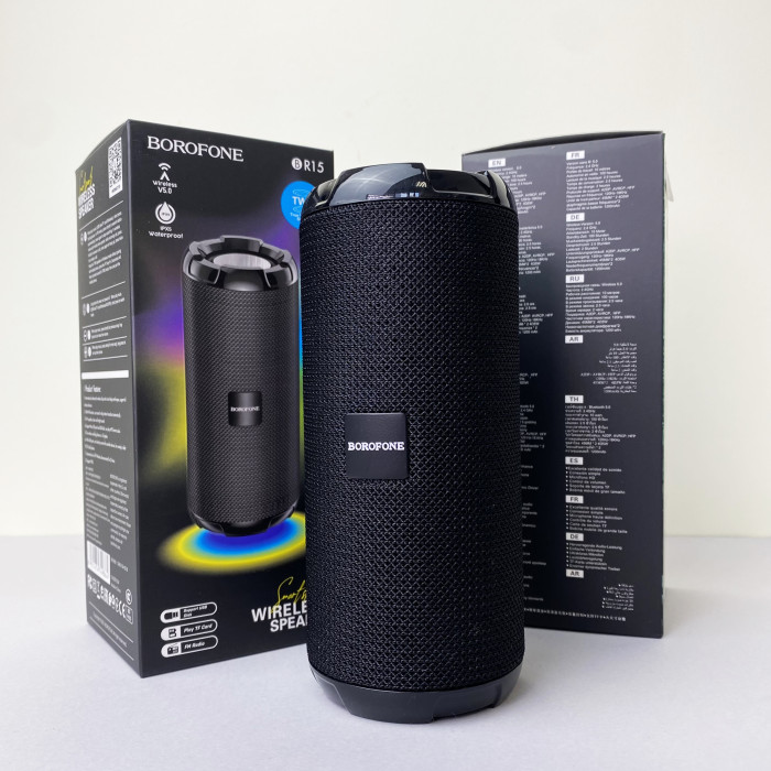 Беспроводная колонка Borofone BR15 Smart Sports (Черный)
