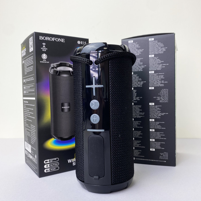 Беспроводная колонка Borofone BR15 Smart Sports (Черный)