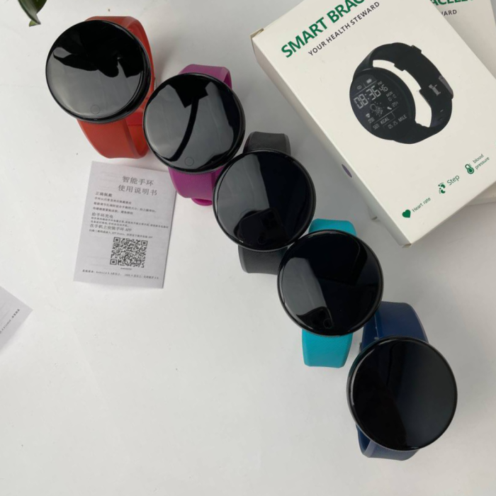 Фитнес трекер Smart Band MI D18 (Синий)