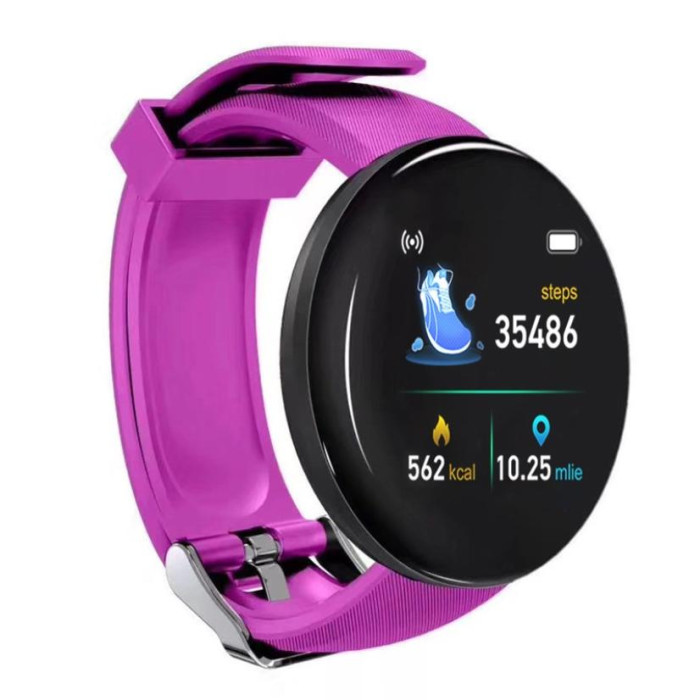Фитнес трекер Smart Band MI D18 (Фиолетовый)