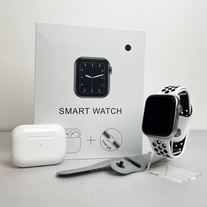 Комплект Basic T55 - Air Pro 2 / Smart Watch / 2 ремешка (Серый)