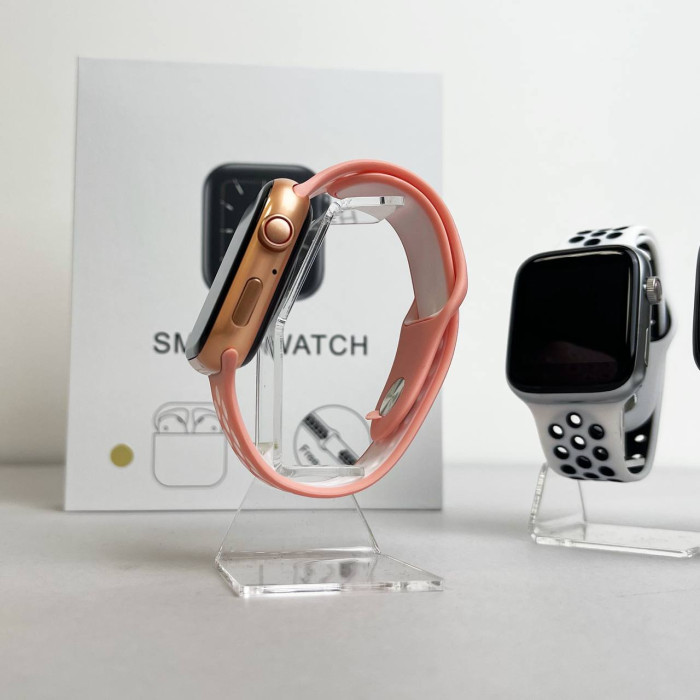 Комплект Basic T55 - Air Pro 2 / Smart Watch / 2 ремешка (Розовый)