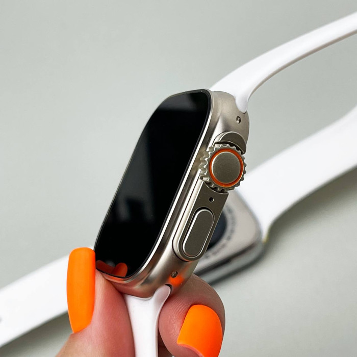 Комплект i50 - Watch Ultra 2 / Smart Watch 9 / 7 ремінців / 2 захисних чохла (Чорний)