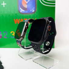 Комплект i50 - Watch Ultra 2 / Smart Watch 9 / 7 ремешков / 2 защитных чехла (Черный)