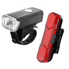 Велофонарь BSK-HY027 XPG + STOP-5SMD (red) с аккумулятором
