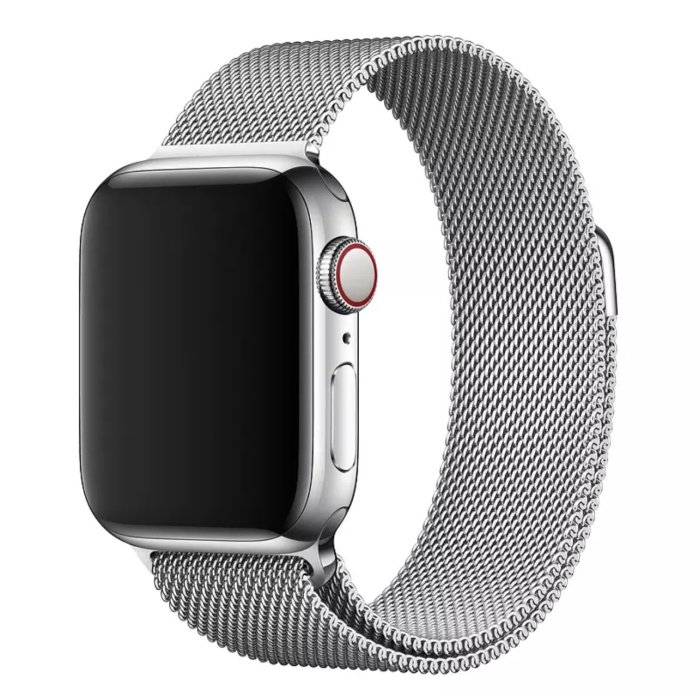 Ремешок для умных часов Smart Watch 42/44 Миланская петля (Серебро)