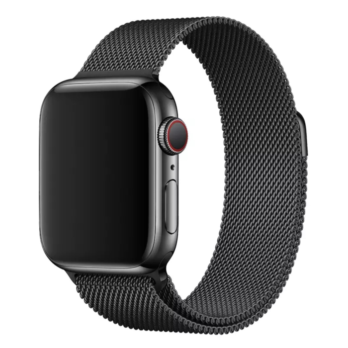 Ремешок для умных часов Smart Watch 42/44 Миланская петля (Черный)