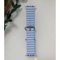 Силиконовый ремешок для Smart Watch Ocean Band 42/44/45/49 (Голубой)