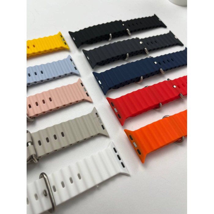 Силиконовый ремешок для Smart Watch Ocean Band 42/44/45/49 (Лиловый)