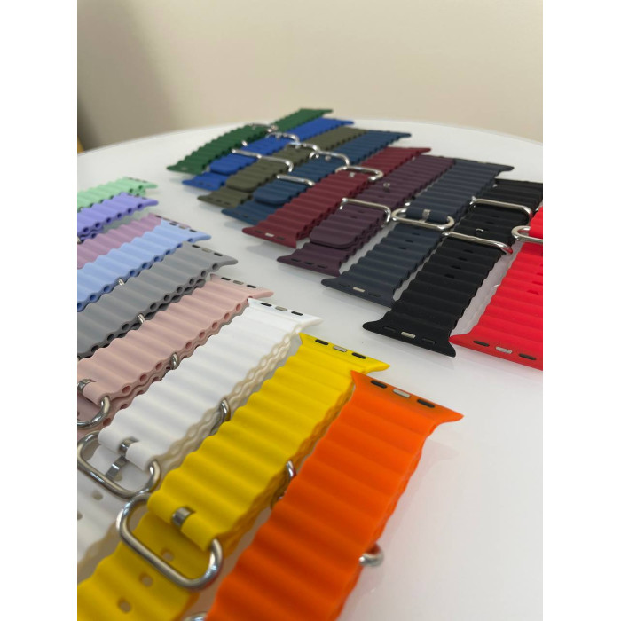 Силиконовый ремешок для Smart Watch Ocean Band 42/44/45/49 (Лиловый)