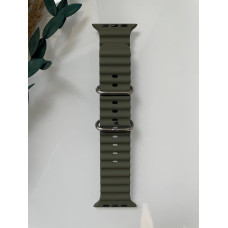 Силиконовый ремешок для Smart Watch Ocean Band 42/44/45/49 (Хаки)