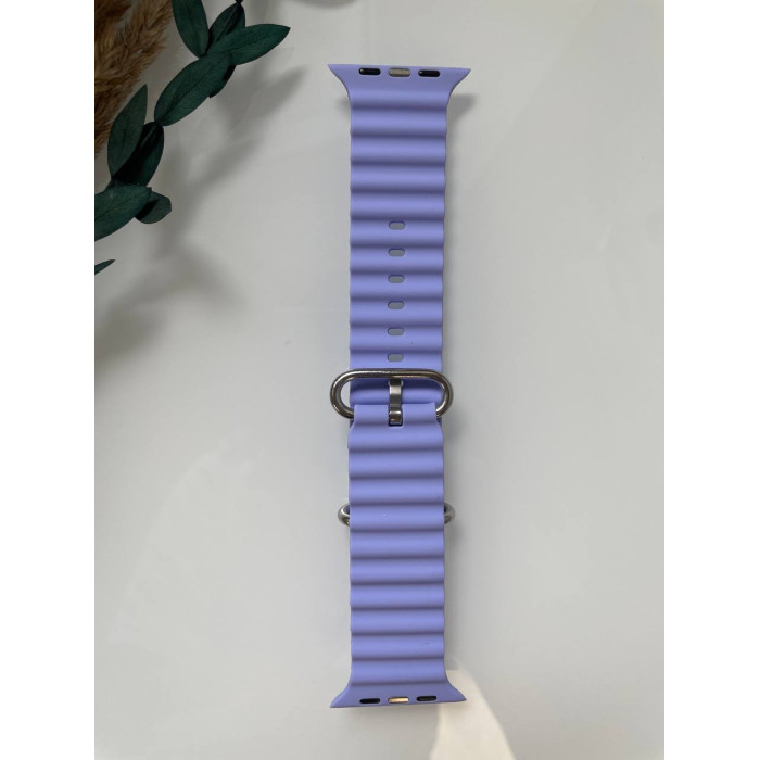 Силиконовый ремешок для Smart Watch Ocean Band 42/44/45/49 (Лиловый)