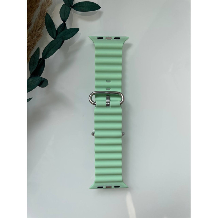 Силиконовый ремешок для Smart Watch Ocean Band 42/44/45/49 (Салатовый)