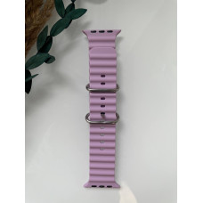 Силиконовый ремешок для Smart Watch Ocean Band 42/44/45/49 (Сиреневый)