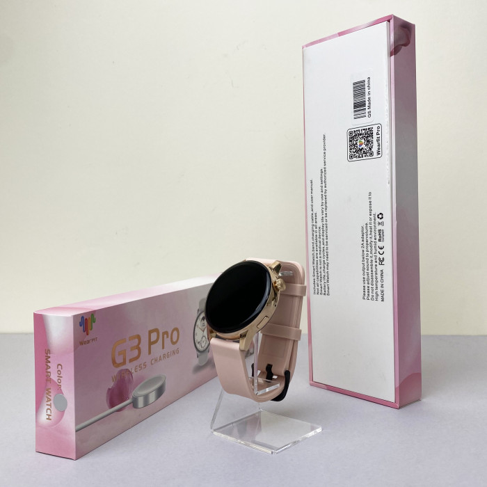 Умные часы Smart Watch G3 Pro (Розовый)