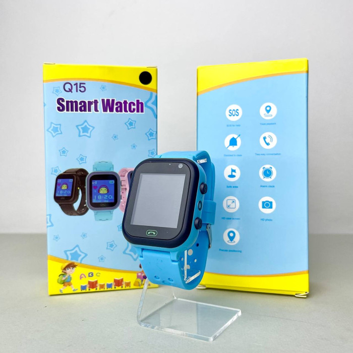 Детские часы Smart Q15 (Голубые)