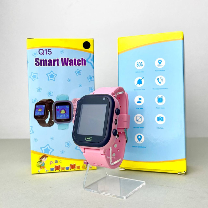 Детские часы Smart Q15 (Розовый)