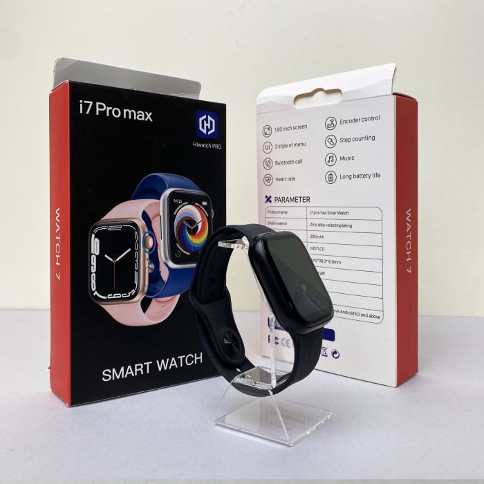Умные часы Smart Watch i7 Pro Max (Черный)