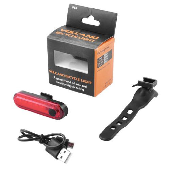 Велофонарь STOP + маячок (red) BSK-2275 HJ-056-5SMD с аккумулятором