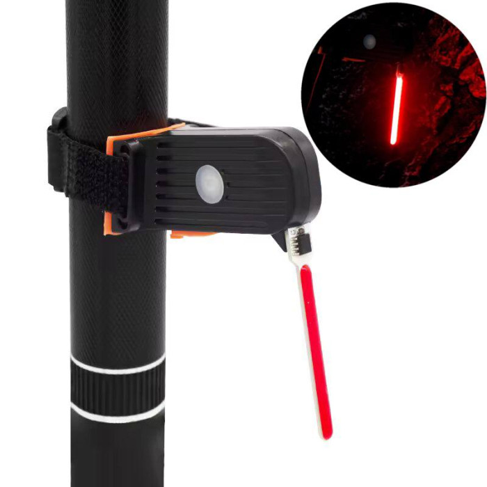 Велофонарь 8821-LED (red) с аккумулятором