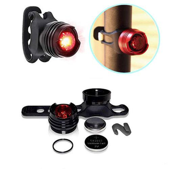 Велофонарь STOP (red) 1LED 2321/TY-06/HJ-016 на батарейках