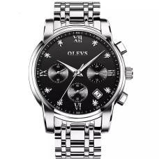 Годинник наручний Olevs 2858 Black Gray 