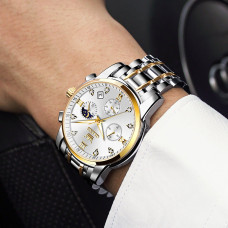 Годинник наручний Olevs 2858 White Accents