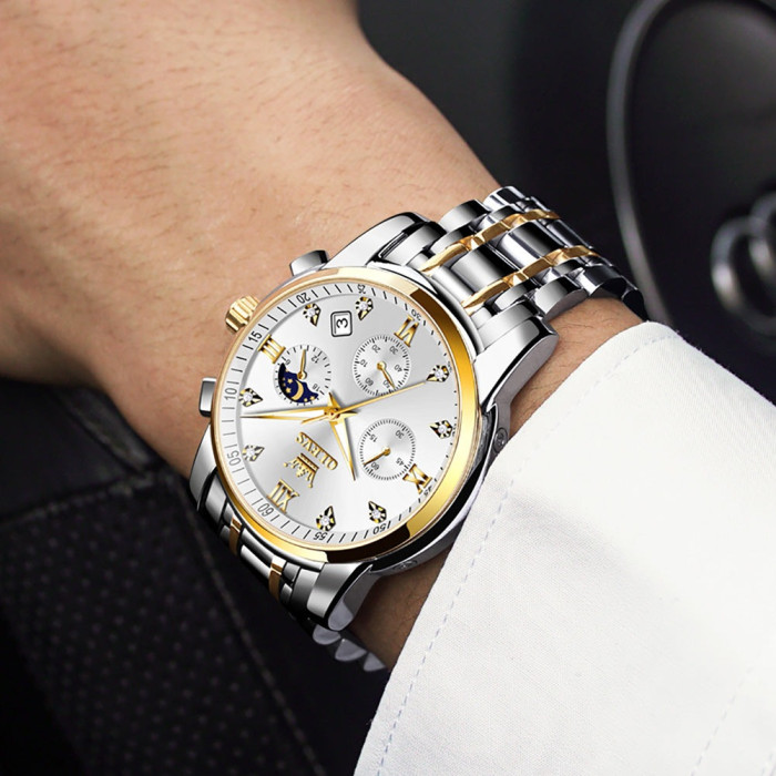 Годинник наручний Olevs 2858 White Accents