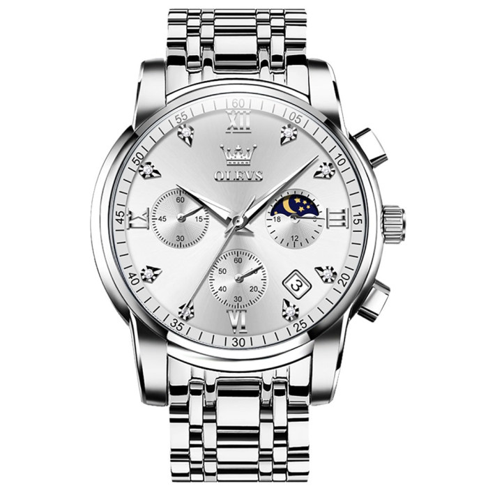 Часы наручные Olevs 2858 White Natural