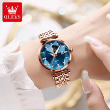 Годинник наручний Olevs 5536 Rose Blue
