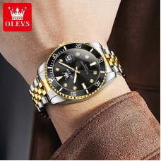 Годинник наручний Olevs 9809 Black Accents