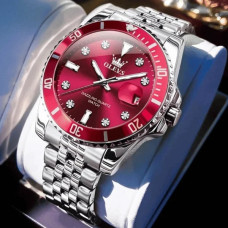 Часы наручные Olevs 9809 Red Natural