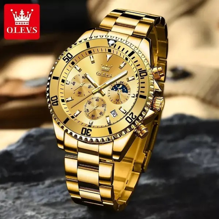 Часы наручные Olevs 2870 Gold