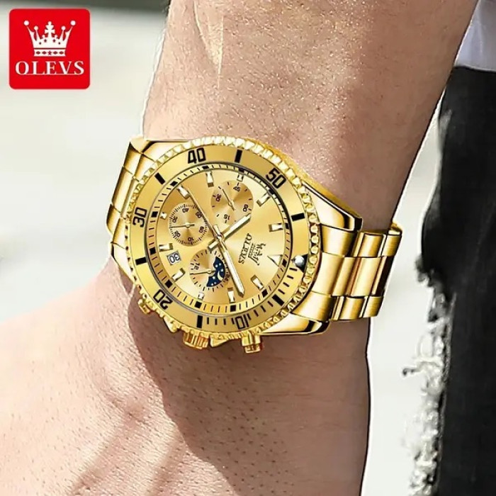 Часы наручные Olevs 2870 Gold