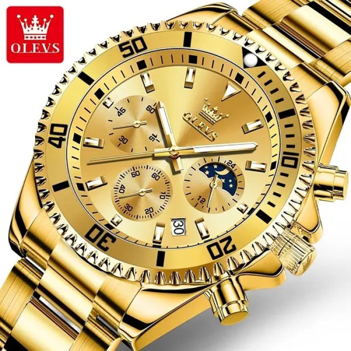 Часы наручные Olevs 2870 Gold