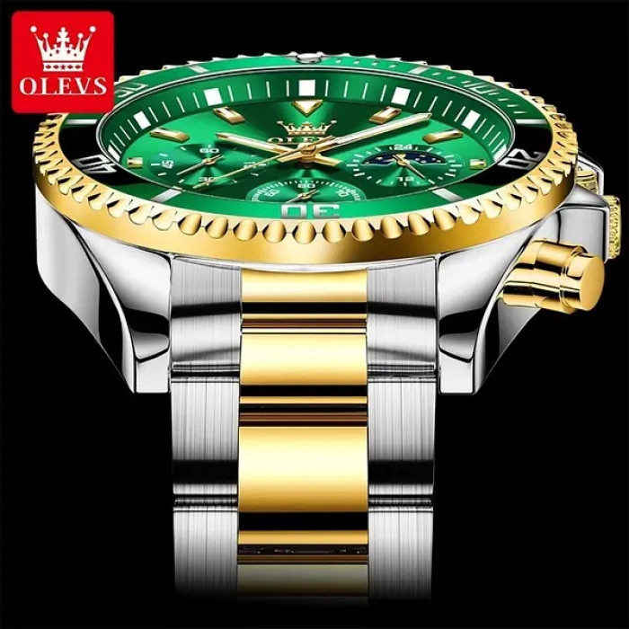 Часы наручные Olevs 2870 Green Accents