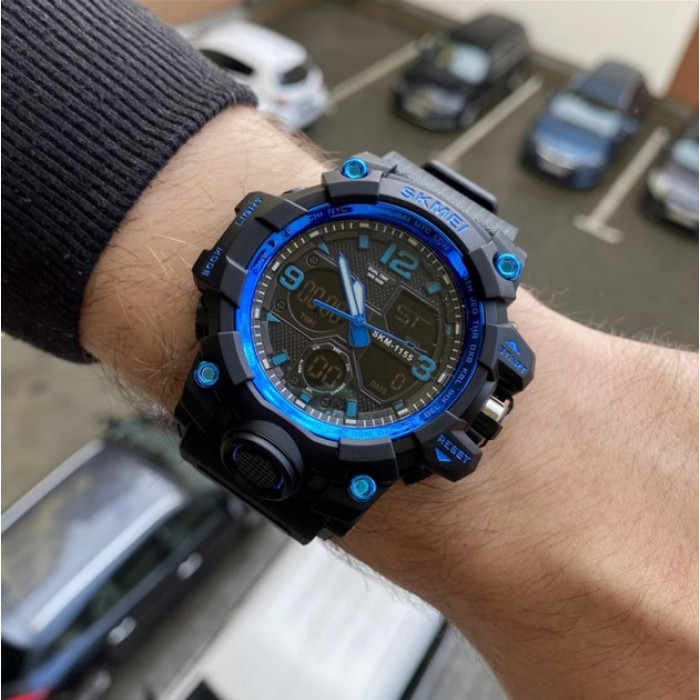 Годинник наручний Skmei 1155BBU Blue
