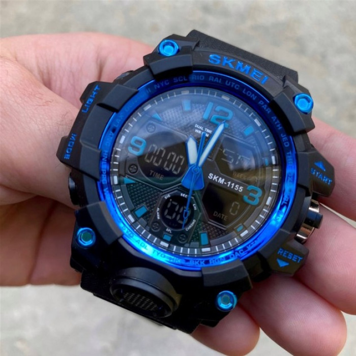 Годинник наручний Skmei 1155BBU Blue