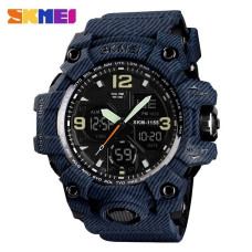 Годинник наручний Skmei 1155BDMBU Denim Blue