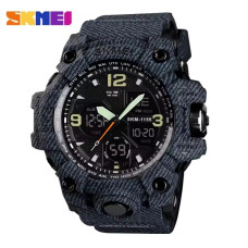 Годинник наручний Skmei 1155BDMBK Denim Black