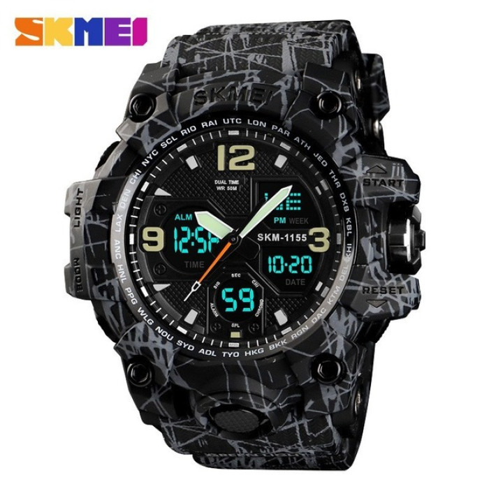 Годинник наручний  Skmei 1155BGYBK Gray Black