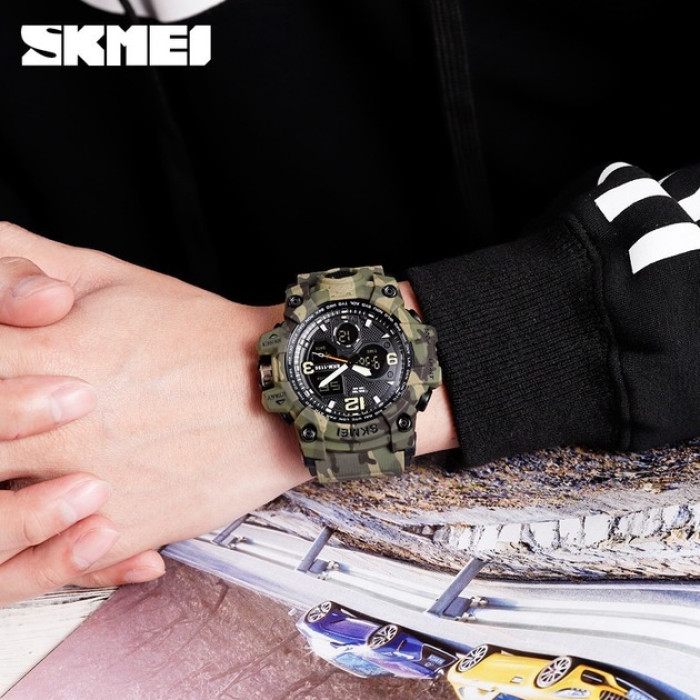 Часы наручные Skmei 1155BCMGN Green Camo