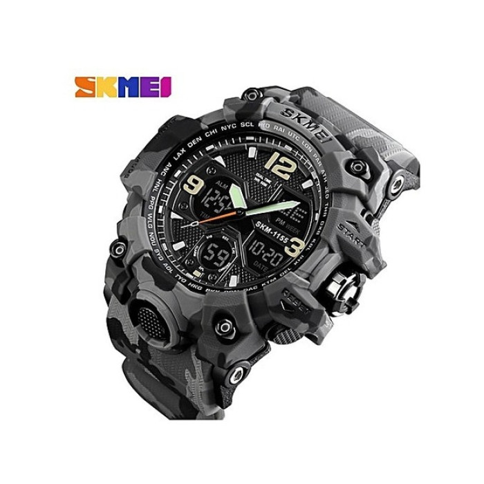 Годинник наручний  Skmei 1155BCMGY Gray Camo