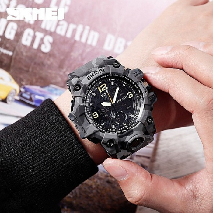 Годинник наручний  Skmei 1155BCMGY Gray Camo