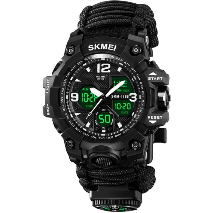 Годинник наручний Skmei 1155BNAG Black