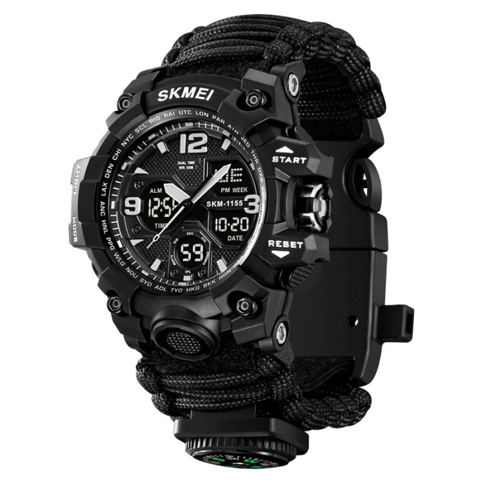 Годинник наручний Skmei 1155BNAG Black