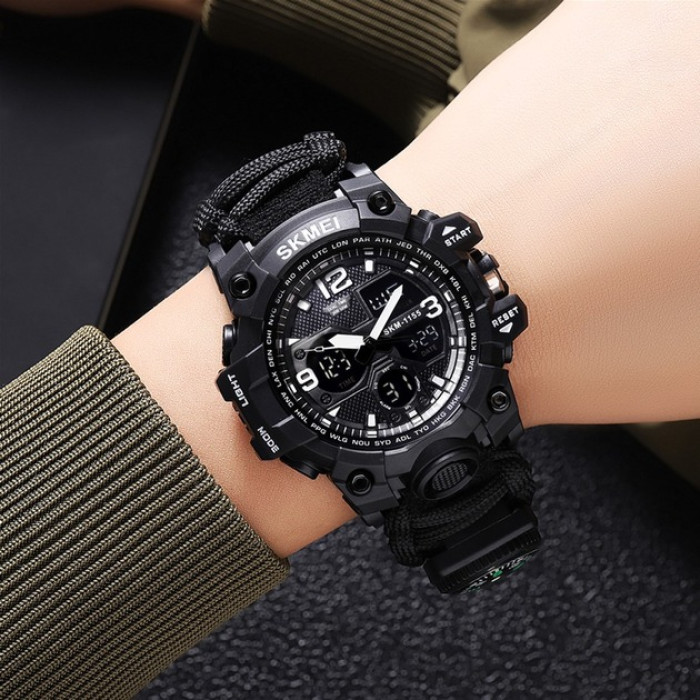 Годинник наручний Skmei 1155BNAG Black