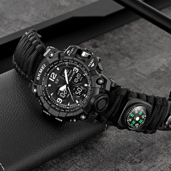 Годинник наручний Skmei 1155BNAG Black