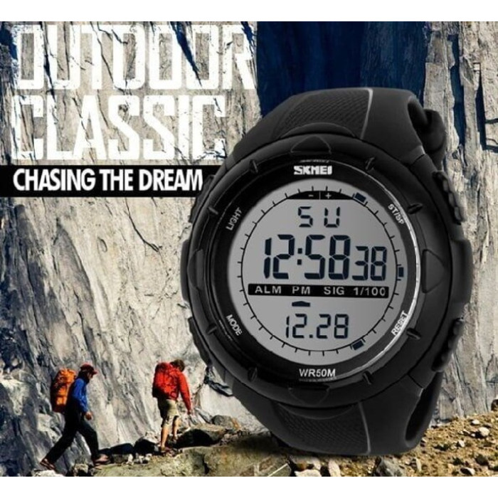Годинник наручний  Skmei 1025BK Black   